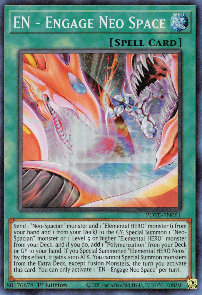 EN - Engage Neo Space [POTE-EN051] Super Rare | Jomio and Rueliete's Cards and Comics