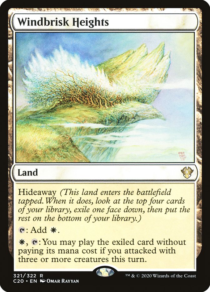 Windbrisk Heights [Commander 2020] | Jomio and Rueliete's Cards and Comics
