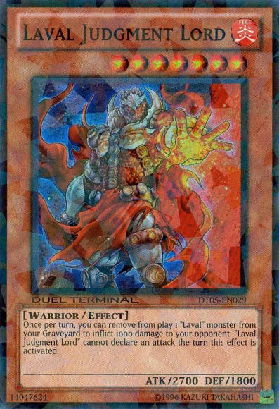 Laval Judgment Lord [DT05-EN029] Super Rare | Jomio and Rueliete's Cards and Comics