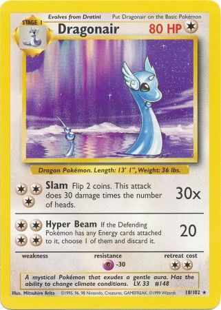 Dragonair (18/102) [Base Set Unlimited] | Jomio and Rueliete's Cards and Comics