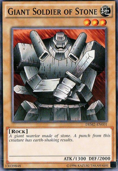 Giant Soldier of Stone [DEM2-EN001] Common | Jomio and Rueliete's Cards and Comics