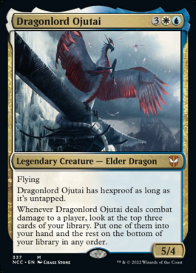 Dragonlord Ojutai [Streets of New Capenna Commander] | Jomio and Rueliete's Cards and Comics
