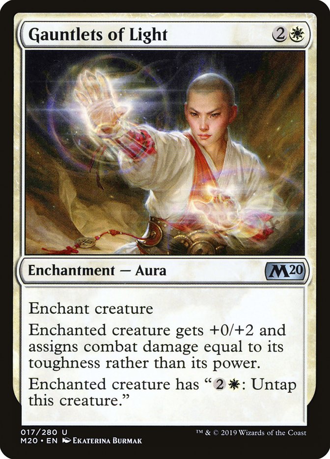 Gauntlets of Light [Core Set 2020] | Jomio and Rueliete's Cards and Comics