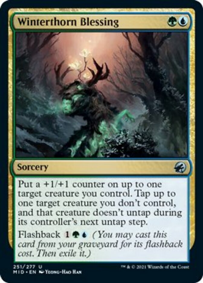 Winterthorn Blessing [Innistrad: Midnight Hunt] | Jomio and Rueliete's Cards and Comics