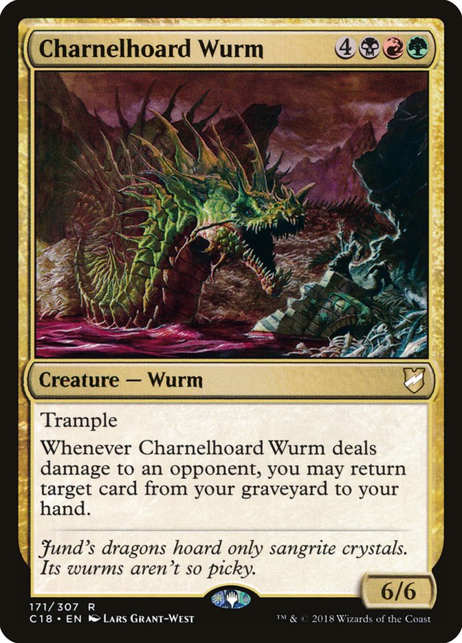 Charnelhoard Wurm [Commander 2018] | Jomio and Rueliete's Cards and Comics