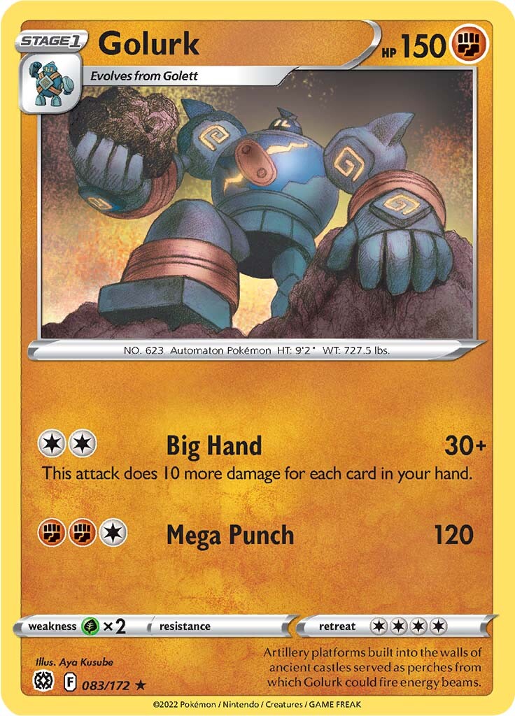 Golurk (083/172) [Sword & Shield: Brilliant Stars] | Jomio and Rueliete's Cards and Comics