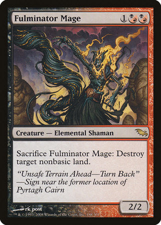 Fulminator Mage [Shadowmoor] | Jomio and Rueliete's Cards and Comics