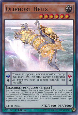 Qliphort Helix [NECH-EN023] Super Rare | Jomio and Rueliete's Cards and Comics