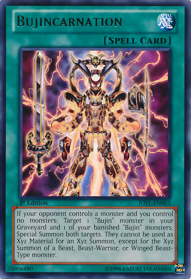 Bujincarnation [JOTL-EN063] Rare | Jomio and Rueliete's Cards and Comics