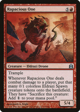 Rapacious One [Commander 2011] | Jomio and Rueliete's Cards and Comics