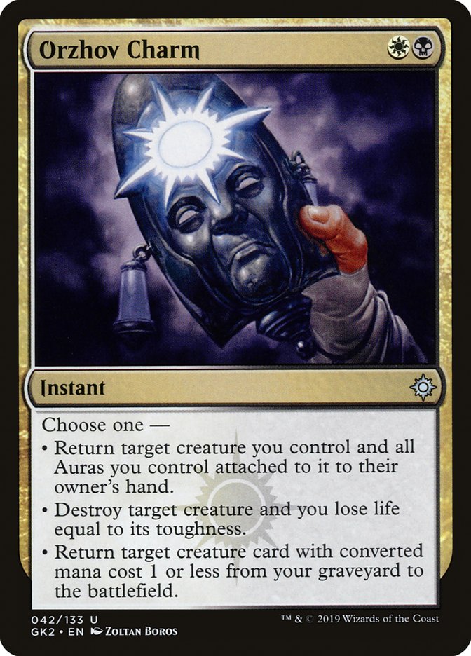 Orzhov Charm [Ravnica Allegiance Guild Kit] | Jomio and Rueliete's Cards and Comics