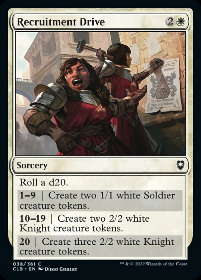 Recruitment Drive [Commander Legends: Battle for Baldur's Gate] | Jomio and Rueliete's Cards and Comics