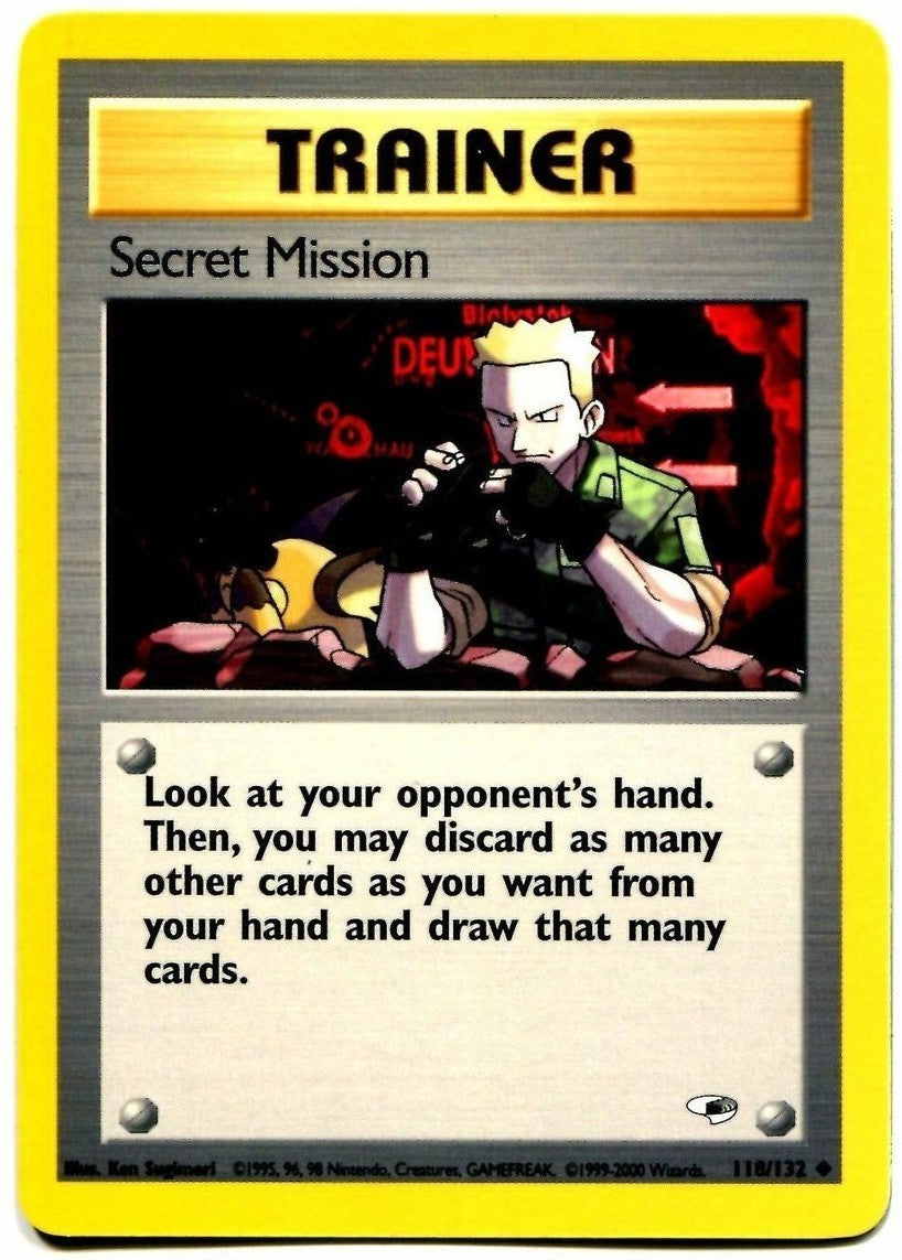 Secret Mission (118/132) [Gym Heroes Unlimited] | Jomio and Rueliete's Cards and Comics