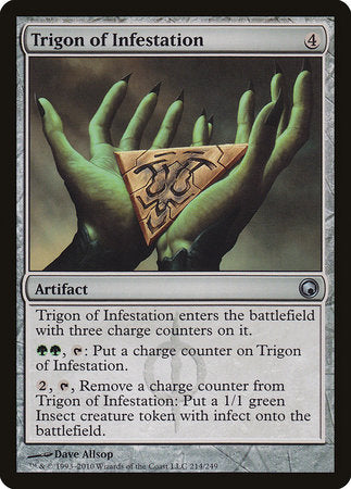 Trigon of Infestation [Scars of Mirrodin] | Jomio and Rueliete's Cards and Comics
