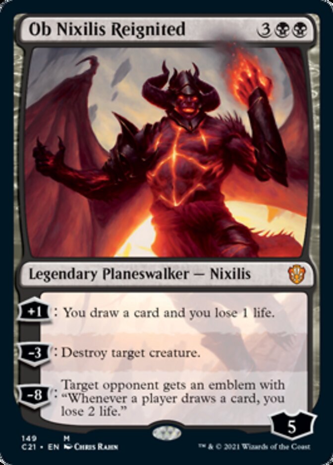 Ob Nixilis Reignited [Commander 2021] | Jomio and Rueliete's Cards and Comics