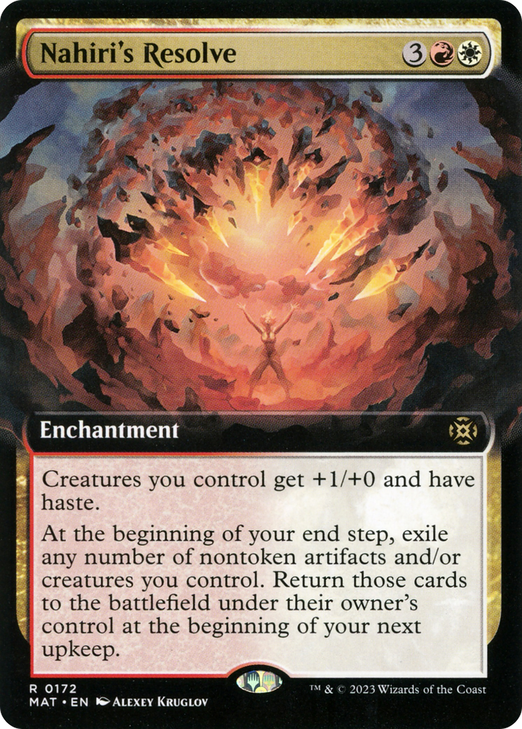 Nahiri's Resolve (Extended Art) [March of the Machine: The Aftermath] | Jomio and Rueliete's Cards and Comics