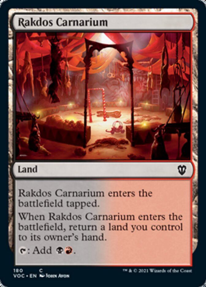 Rakdos Carnarium [Innistrad: Crimson Vow Commander] | Jomio and Rueliete's Cards and Comics