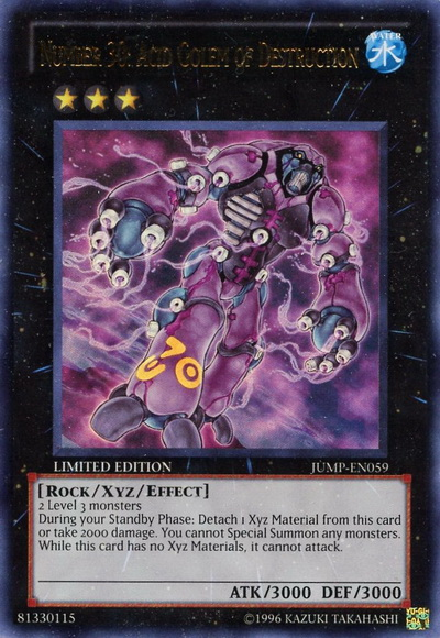 Number 30: Acid Golem of Destruction [JUMP-EN059] Ultra Rare | Jomio and Rueliete's Cards and Comics