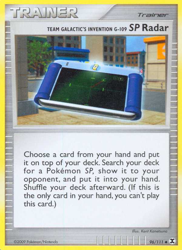 Team Galactic's Invention G-109 SP Radar (96/111) [Platinum: Rising Rivals] | Jomio and Rueliete's Cards and Comics