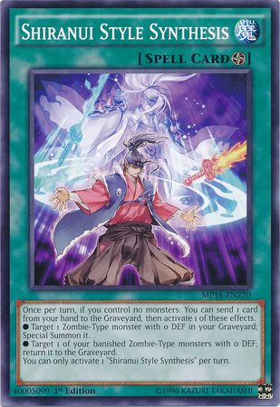 Shiranui Style Synthesis [MP16-EN220] Common | Jomio and Rueliete's Cards and Comics