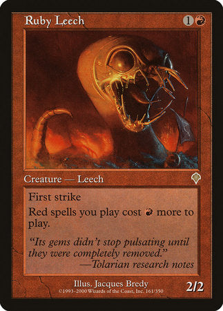 Ruby Leech [Invasion] | Jomio and Rueliete's Cards and Comics