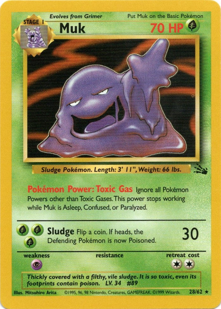 Muk (28/62) [Fossil Unlimited] | Jomio and Rueliete's Cards and Comics