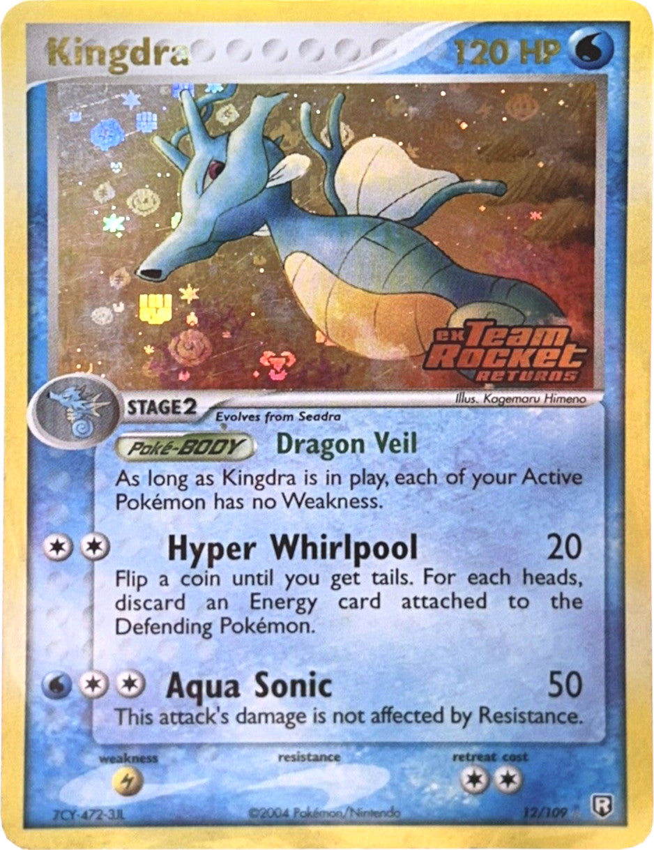 Kingdra (12/109) (Stamped) [EX: Team Rocket Returns] | Jomio and Rueliete's Cards and Comics