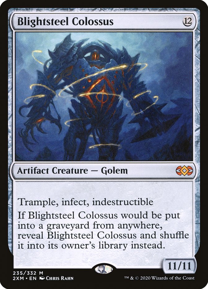 Blightsteel Colossus [Double Masters] | Jomio and Rueliete's Cards and Comics