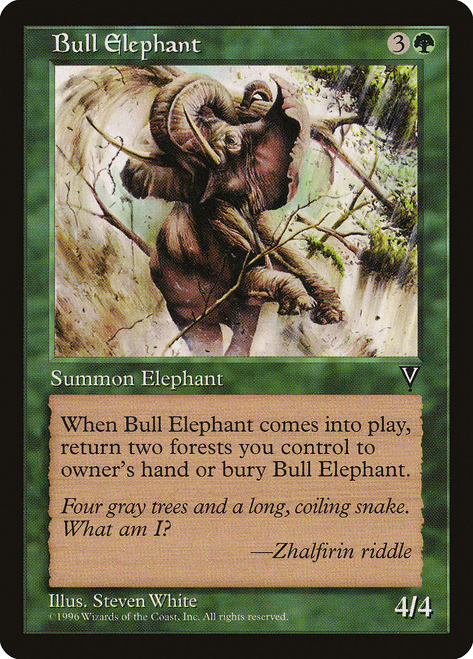 Bull Elephant [Visions] | Jomio and Rueliete's Cards and Comics