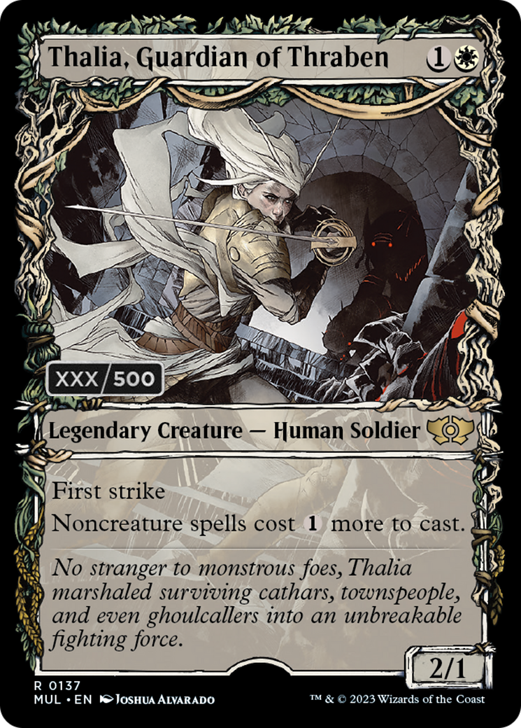 Thalia, Guardian of Thraben (Serialized) [Multiverse Legends] | Jomio and Rueliete's Cards and Comics