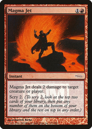 Magma Jet [Friday Night Magic 2009] | Jomio and Rueliete's Cards and Comics