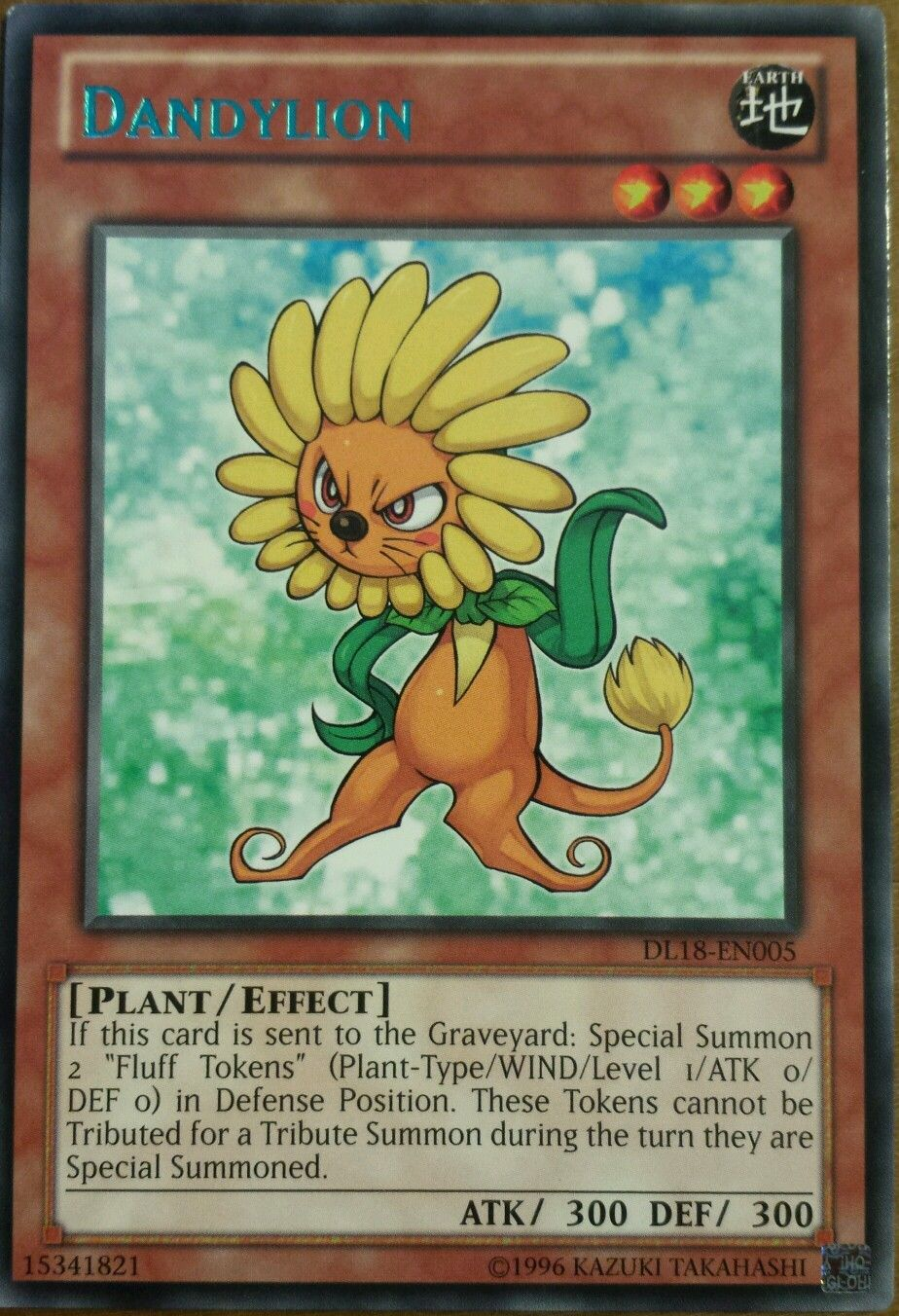 Dandylion (Green) [DL18-EN005] Rare | Jomio and Rueliete's Cards and Comics
