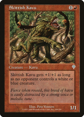 Skittish Kavu [Invasion] | Jomio and Rueliete's Cards and Comics