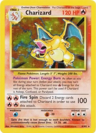 Charizard (4/102) [Base Set Unlimited] | Jomio and Rueliete's Cards and Comics