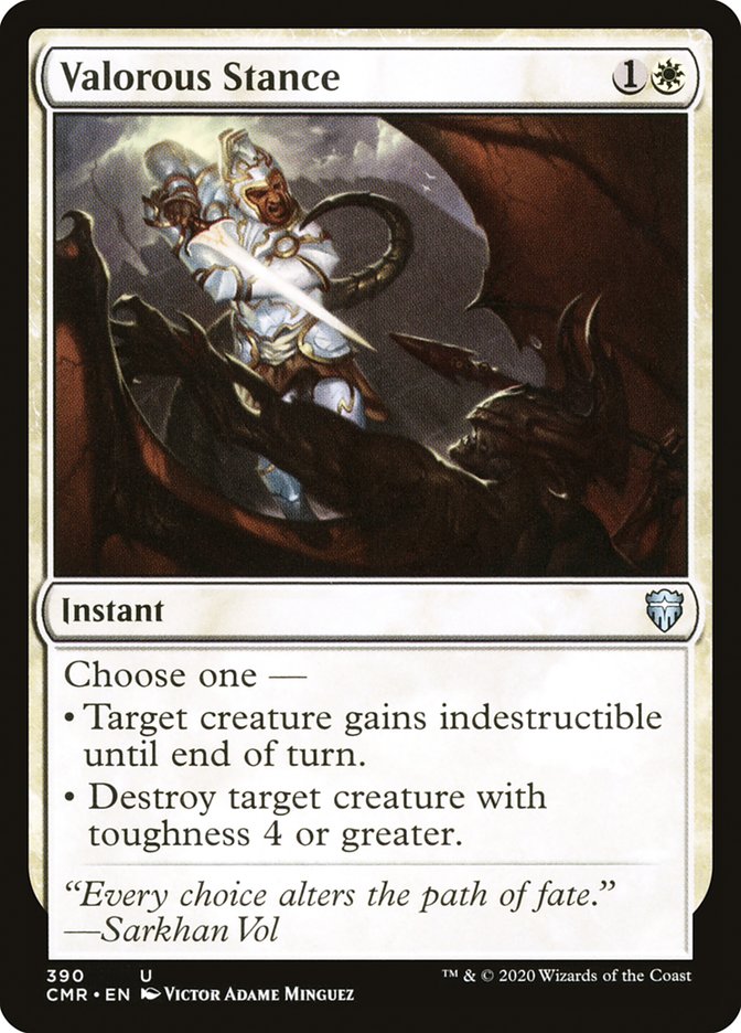 Valorous Stance [Commander Legends] | Jomio and Rueliete's Cards and Comics