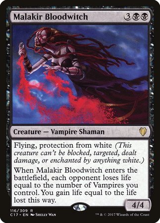 Malakir Bloodwitch [Commander 2017] | Jomio and Rueliete's Cards and Comics