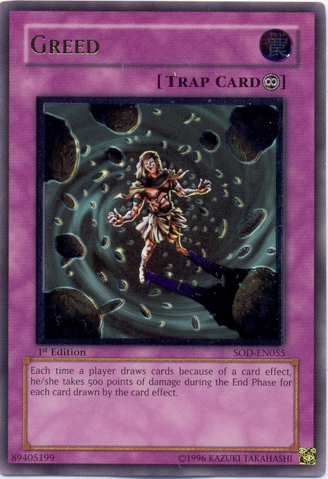 Greed (UTR) [SOD-EN055] Ultimate Rare | Jomio and Rueliete's Cards and Comics