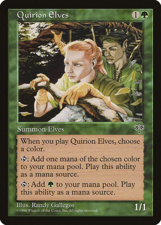Quirion Elves [Mirage] | Jomio and Rueliete's Cards and Comics