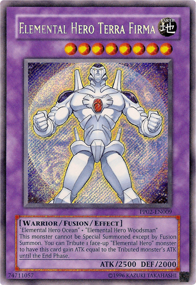 Elemental Hero Terra Firma [PP02-EN009] Secret Rare | Jomio and Rueliete's Cards and Comics