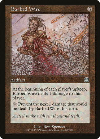Barbed Wire [Mercadian Masques] | Jomio and Rueliete's Cards and Comics