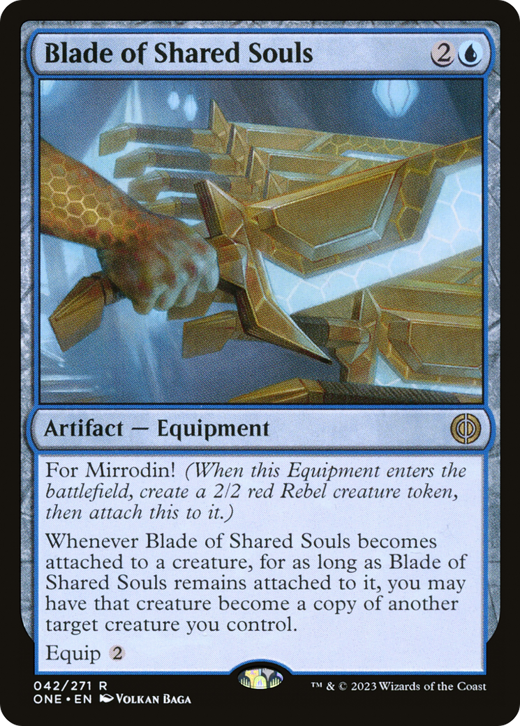 Blade of Shared Souls [Phyrexia: All Will Be One] | Jomio and Rueliete's Cards and Comics