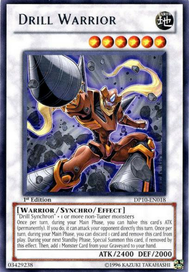 Drill Warrior [DP10-EN018] Rare | Jomio and Rueliete's Cards and Comics