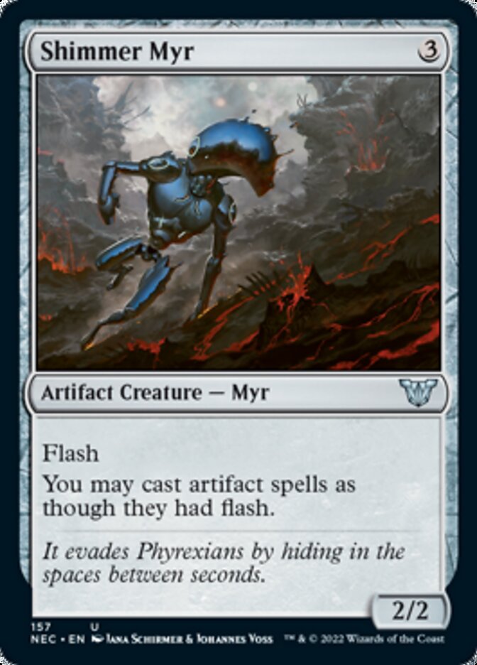Shimmer Myr [Kamigawa: Neon Dynasty Commander] | Jomio and Rueliete's Cards and Comics