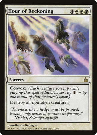 Hour of Reckoning [Ravnica: City of Guilds] | Jomio and Rueliete's Cards and Comics