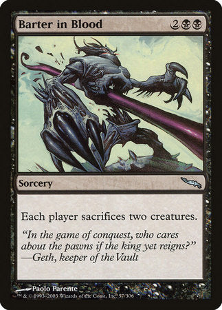 Barter in Blood [Mirrodin] | Jomio and Rueliete's Cards and Comics