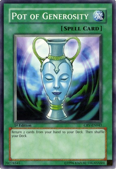 Pot of Generosity [CRV-EN043] Common | Jomio and Rueliete's Cards and Comics
