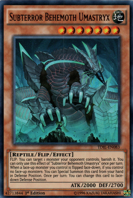 Subterror Behemoth Umastryx [TDIL-EN083] Ultra Rare | Jomio and Rueliete's Cards and Comics