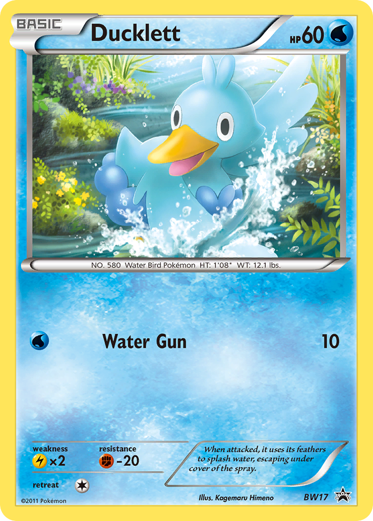 Ducklett (BW17) [Black & White: Black Star Promos] | Jomio and Rueliete's Cards and Comics