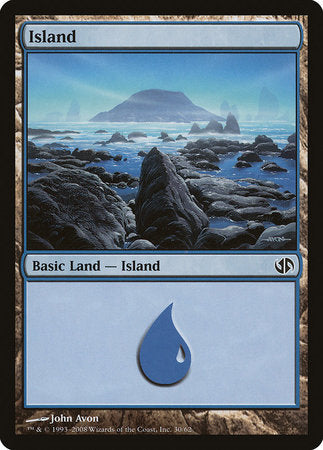 Island (30) [Duel Decks: Jace vs. Chandra] | Jomio and Rueliete's Cards and Comics