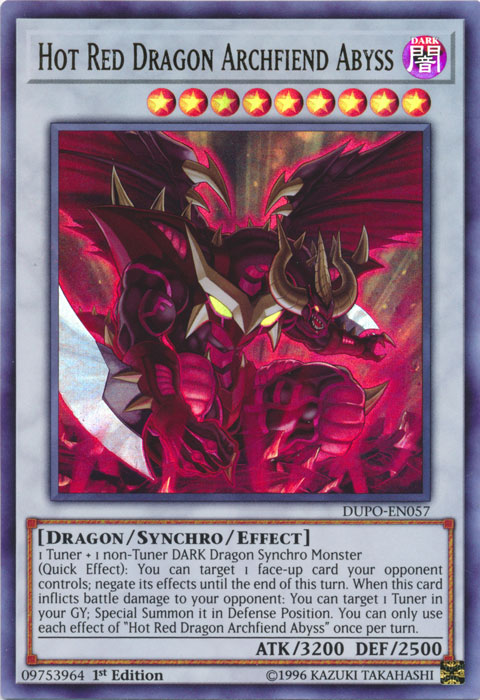 Hot Red Dragon Archfiend Abyss [DUPO-EN057] Ultra Rare | Jomio and Rueliete's Cards and Comics